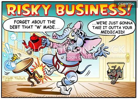 Risky Business Cartoons and Comics .